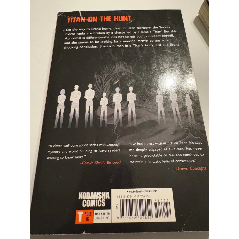 Attack on Titan Manga Volumes 4 5 & 6 English‎ Graphic Novels Anime Comic Books